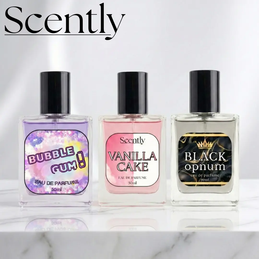 PAKET 3 BOTOL | BUNDLING PARFUM BABBLEGUM -  VANILLA CAKE - ROYAL BLACK OPM PARFUM PRIA/WANITA 30 ML