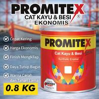 Gambar (0.8 KG) Cat Kayu dan Besi (Sintetis) Ekonomis PROMITEX Synthetic Enamel Paint Interior dan Exterior Mengkilap - 821 Putih dari Boxer Paint Official Store Kab. Sidoarjo 1 Tokopedia