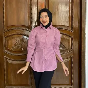 A3 STORE - Rosse Stripe Bordir PL - Atasan Lengan Panjang