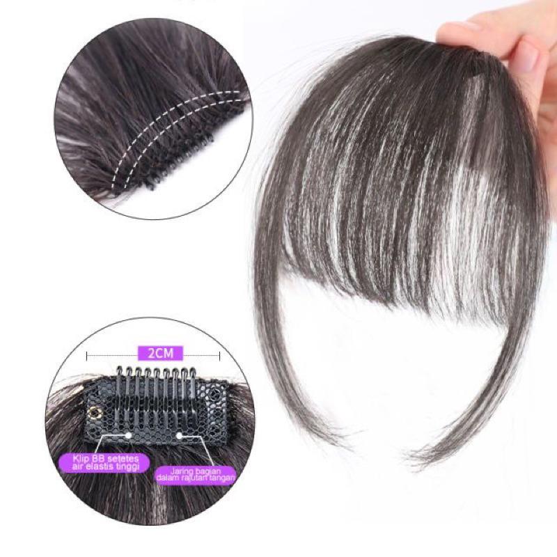hairclip poni depan Poni palsu poni depan korea poni clip poni palsu / PONI TIPIS CLIP KOREA - jambang - pinggiran / rambut poni palsu KOREA / poni hair clip / PONI KOREA STYLE SH AF05 2