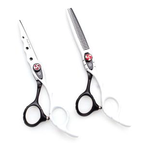 Juego de tijeras profesionales para peluquería, acero inoxidable japonés, ideal para barberías y salones, herramienta esencial para adelgazar