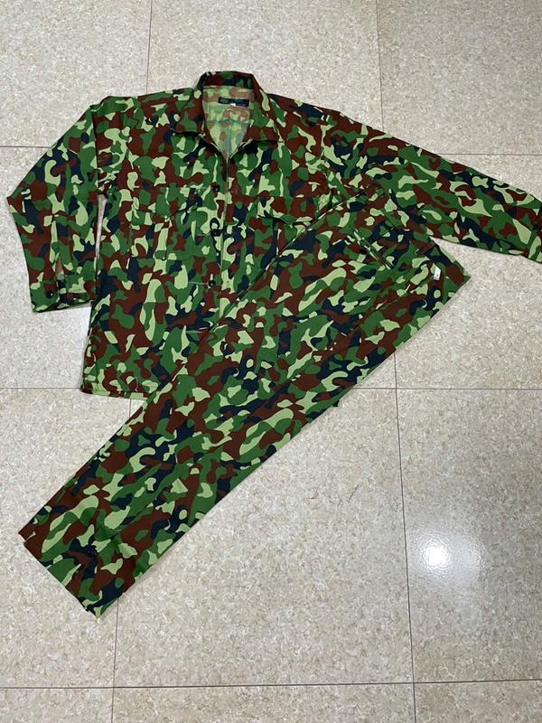 (Size 75-85kg) Bộ quần áo lao động - quần áo bảo hộ lao động nam nữ rằn ri Menswear Kaki