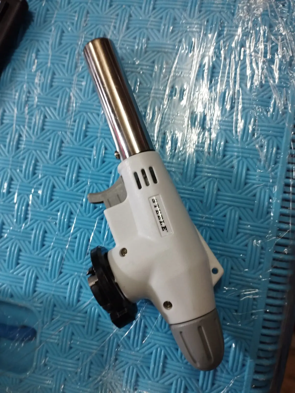 Pemantik Gas Api Otomatis - Portable Gas Torch - Flame Gun - Steele