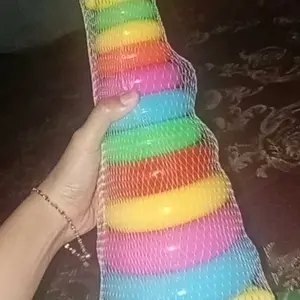 SYARIAH TOYS  MAINAN KREATIF ANAK DONAT SUSUN PELANGI RING DONUT PLUS BEBEK