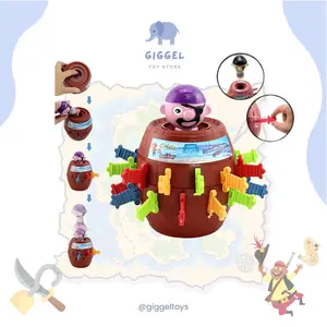 [ Giggel ] Mainan  Anak Jumping Pirates Challange Game / Mainan Tong Bajak Laut Toys