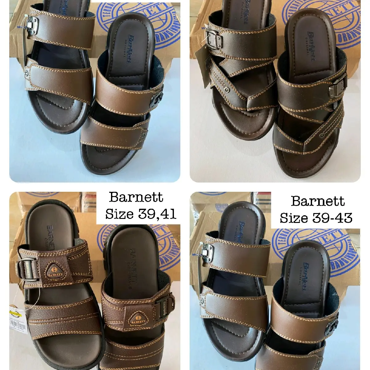 Sandal Barnett Pria Slop kekinian