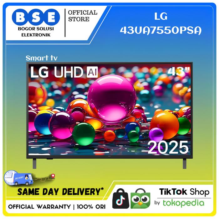 Gambar Smart TV 43UA7550PSA LG 43 Inch 4K UHD LG UA7550PSA 43 Inci LG UA7550 dari Bogor Solusi Elektronik Kab. Bogor Tokopedia