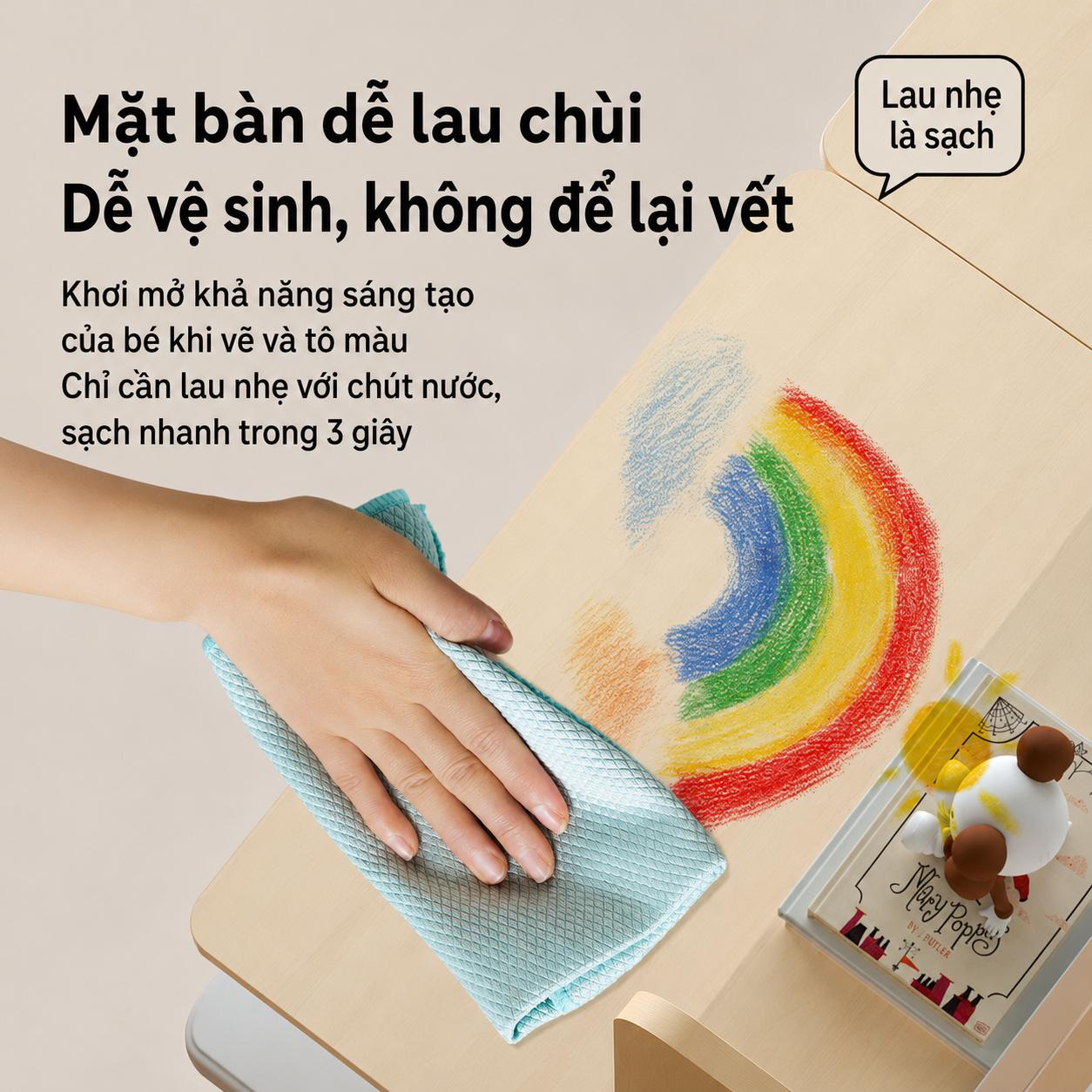 Kinh nghiệm chọn quà tặng đầu năm học cho con là bàn ghế chống gù