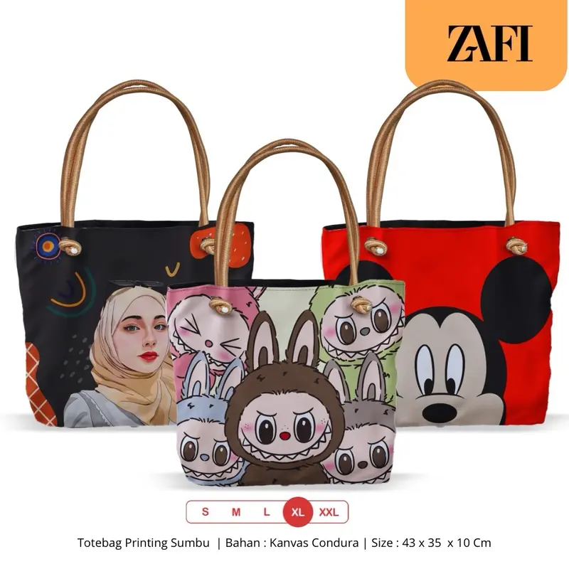 Tas Sumbu Feisya NP | Totebag Printing Sumbu Wanita 0