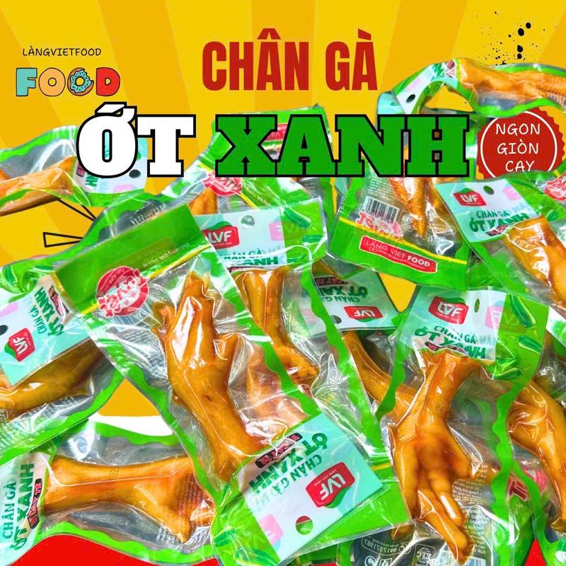 TẶNG 5 CHÂN GÀ CHÂN GÀ RÚT XƯƠNG ỚT XANH TÚI TRONG