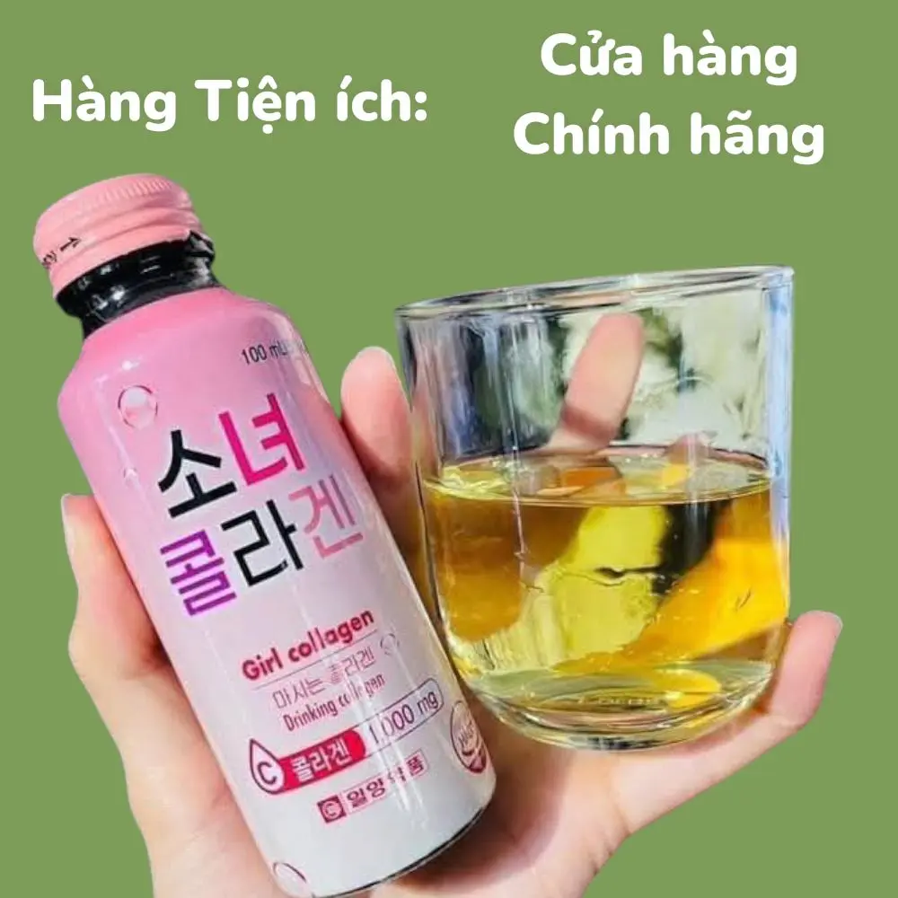 [HÀNG CTY] Nước collagen Girl Hàn Quốc đẹp da Hộp 10 lọ