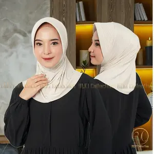 Hijab pet 4-5mm / Bergo Instant/ Size S Bergo Sekolah/ Kerudung Polos / Pet Tebal/ Hijab ULKI collection  Muslim Panjang High Standar Dewasa