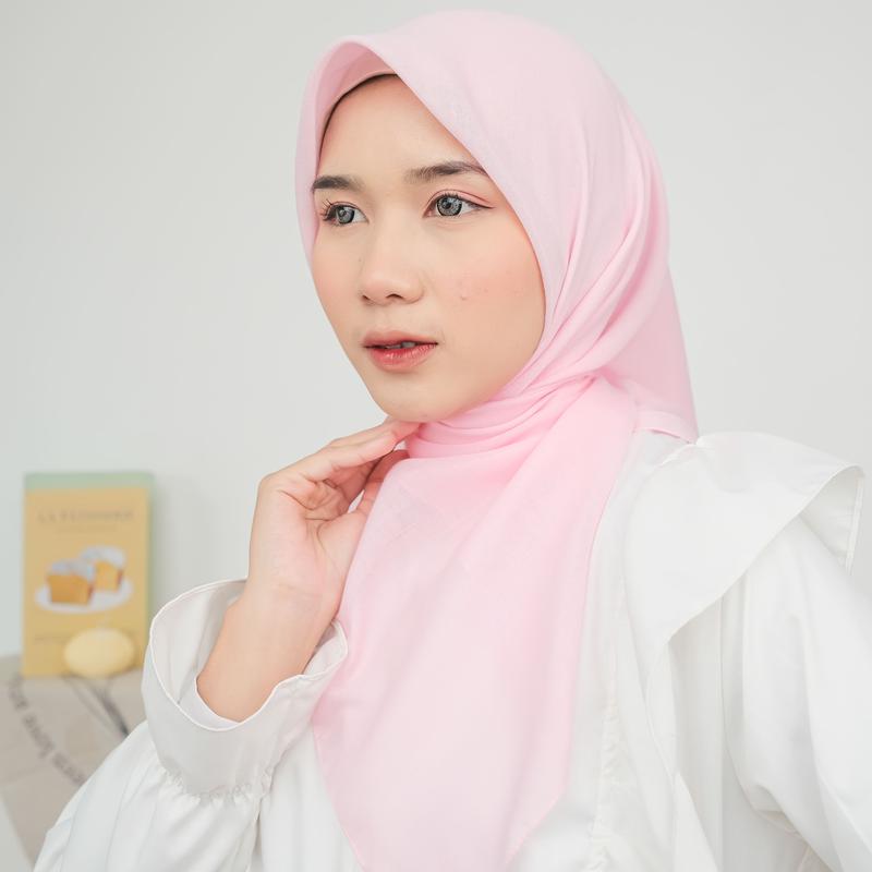 Hijab Segi Empat Zisha Persegi - Model Muslim - Square Kerudung 5