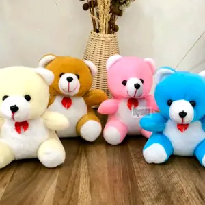 Boneka teddy bear mini buket 14 cm Dolls Toys