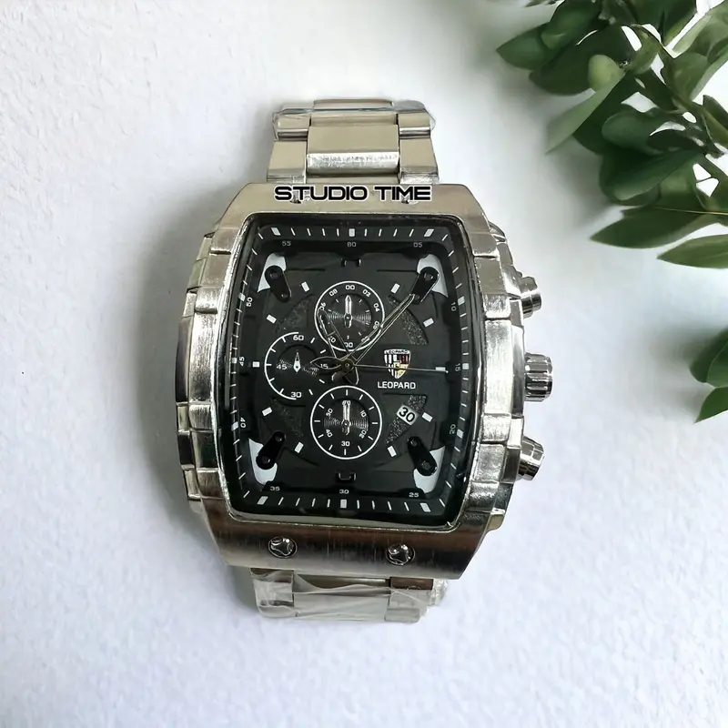 (LEOPARD A21) Jam Tangan LEOPARD Original Chrono  Sport Stanless Stell Water Resist A21 4