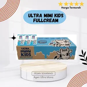 Susu Ultramimi kids 125ml Fullcream. 40 pcs