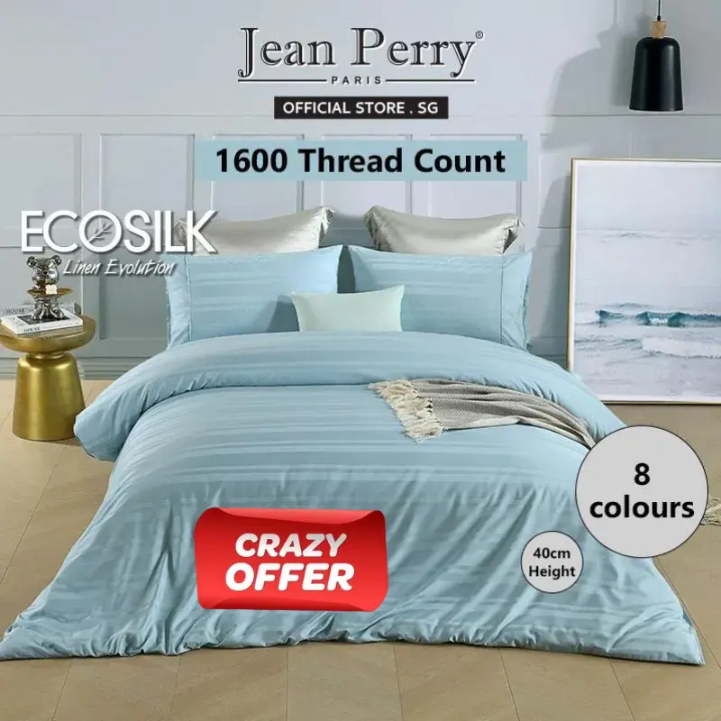 [Ecosilk 1600TC - Quilt Cover Set] Jean Perry Dudley Series Ecosilk Quilt Cover Bed Set - Claire