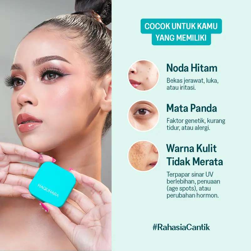 Haquhara Fix It & Fluff Set / Sponge dan Color Corrector 1
