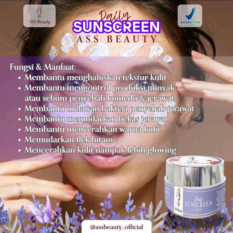 DAILY SUNSCREEN spf 30 BPOM ASSBEAUTY 2