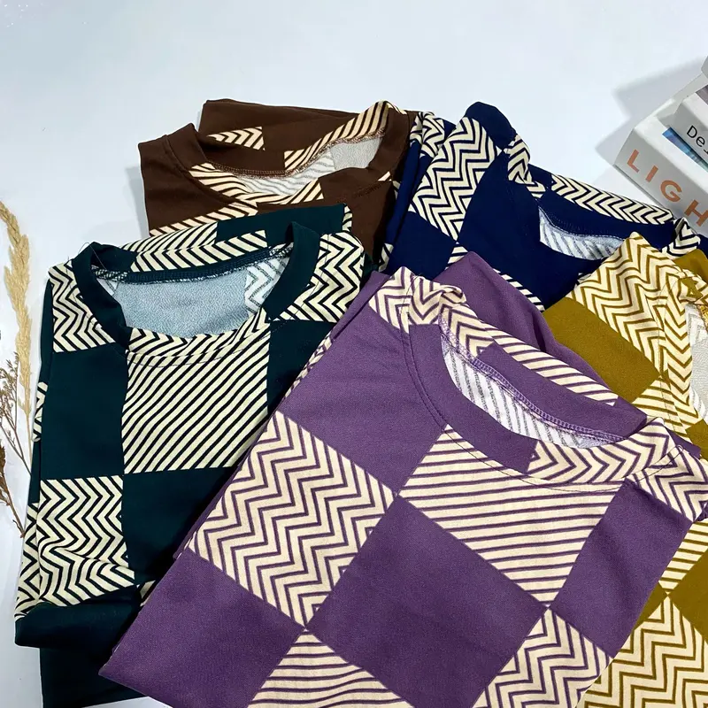 MM SETELAN WANITA LENGAN PANJANG MOTIF ARUNA BAHAN VOXY BISA COD 1