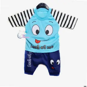 TANGAN SEPEREMPAT LOOK KARTUN SETELAN ANAK LAKI-LAKI / SETELAN ANAK HARGA GROSIR | Kekinian