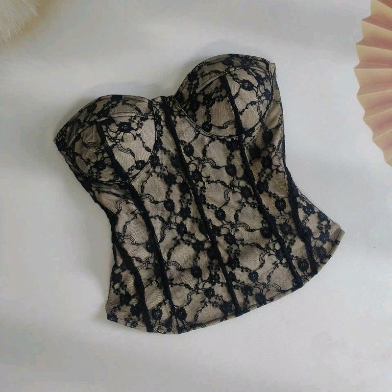08# Áo Ống Ren Phối Màu Da Tay TK shop