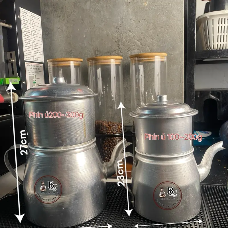 phin ủ cafe,ấm ủ cà phê 20g,100g,200g tiện lợi, chất liệu nhôm hàng loại 1,ấm to ủ cà phê 2