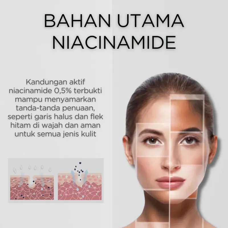 [100% Original] Cindynal Niacinamide Cream, Remove Freckles & Dark Spot | Penghilang Flek dan Bintik Hitam, Memudarkan Bekas Jerawat 2