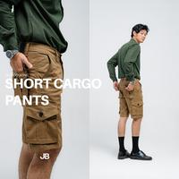 Gambar Celana Pendek Katun Twill Stretch Pria JB Shorts Cargo Brown - Black, S dari JB Stay Classy Kab. Banyumas 3 Tokopedia