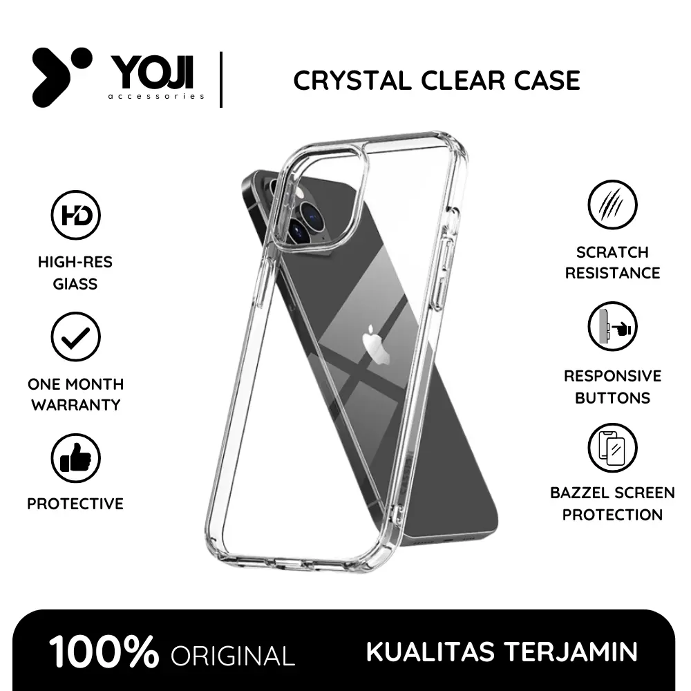 YOJI Premium Hybrid Crystal Case POLOS Iphone