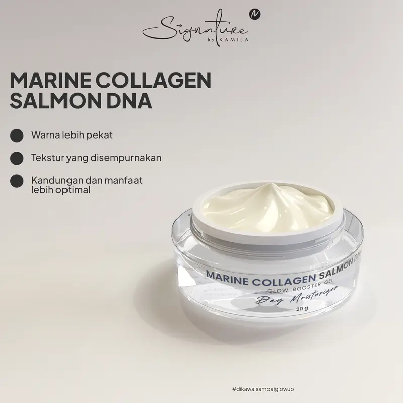 Marine Collagen Salmon DNA Signature by Kamila Get Free Day Cream Luminous Signature by Kamila 5
