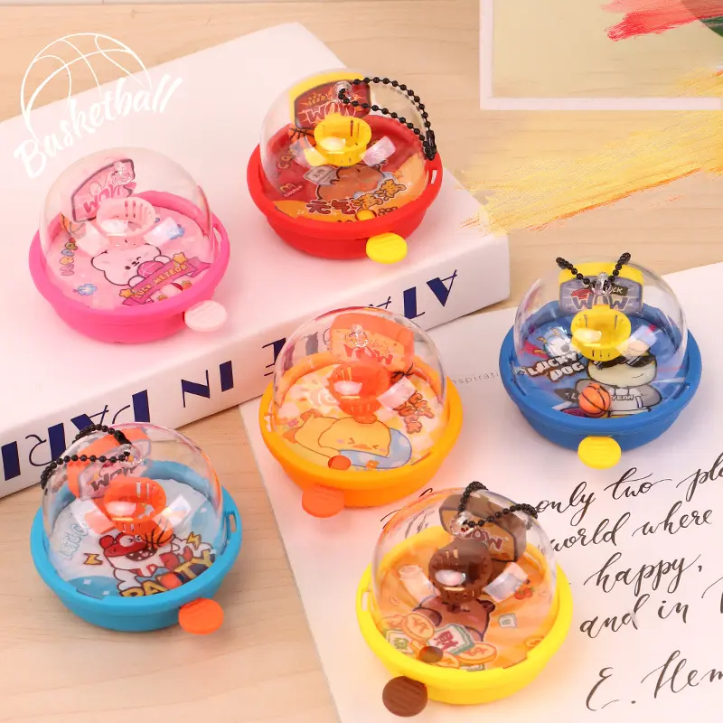 Mặt Dây Chuyền Máy Bóng Rổ, Thiết Kế Máy Phóng Ngón Tay Mini, Mặt Dây Chuyền Đồ Chơi Máy Vòng Sáng Tạo, Quà Tặng, Mặt Dây Chuyền 2