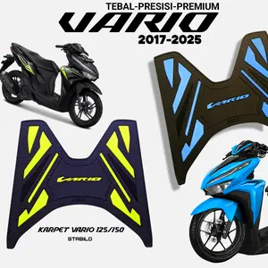 Karpet Vario 125/150 Tahun 2017-2025 Berbahan Karet Asli dengan Warna Netral Premium Motor