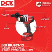 Gambar DCK Cordless Brushless Impact Driver / Hammer Drill / Mesin Bor Tembok Baterai Torsi 13mm KDJZ03-13 dari DCK Power Tools Indonesia Kota Administrasi Jakarta Barat 4 Tokopedia