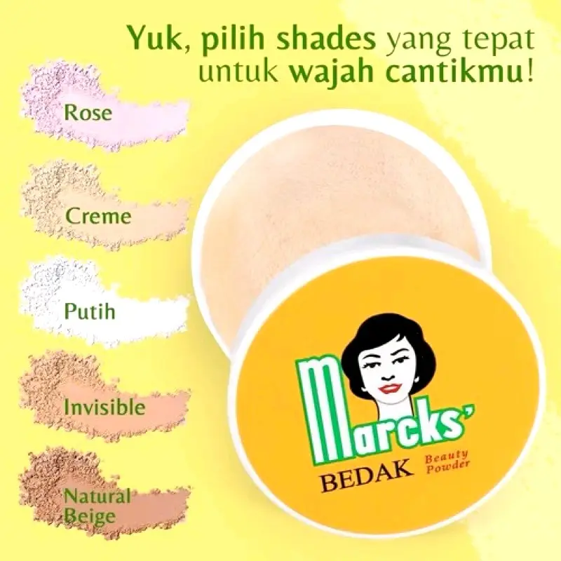 Bedak Tabur Marcks 40gram Powder Wajah