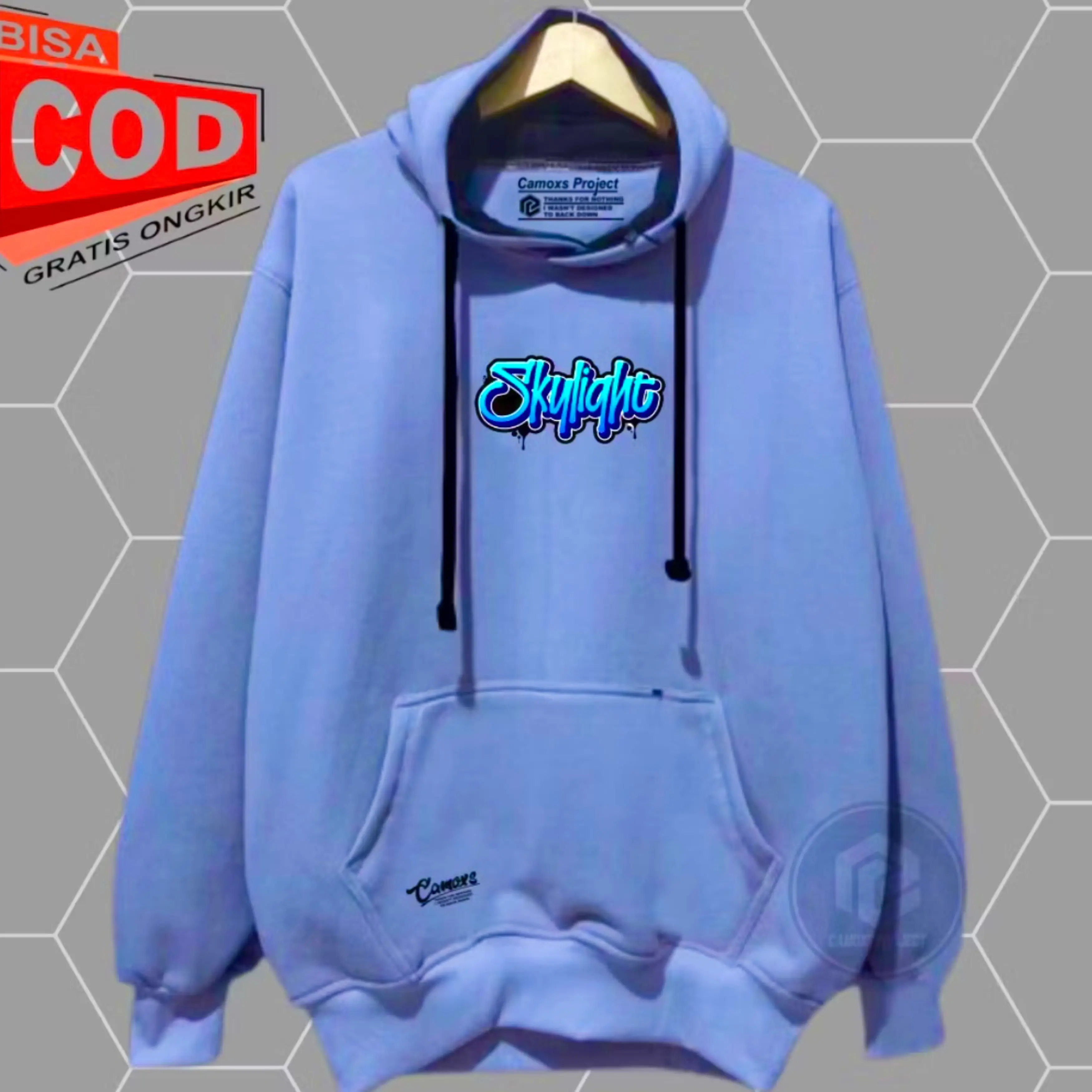 Jaket Sweater Hoodie Warna Abu Paralon List Skylight Hodie Pria Distro Camoxs Original Brand Lokal Bandung Suiter Hudie Cowok Aesthetic Bahan Fleece Tebal Hodi Oversize Terbaru 2022 Terlaris Switer Unisex Terpopuler Masa Kini Keren Hitam