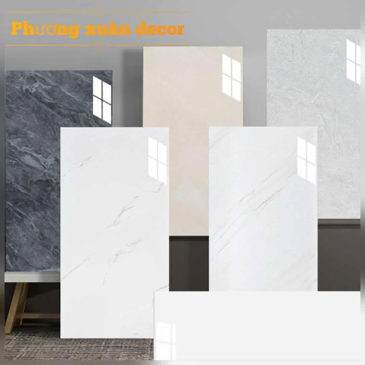 combo 200 - tặng 2 trai keo Miếng dán tường giả đá thạch anh kích thước 30x60cm xốp dán tường nhựa dán tường.