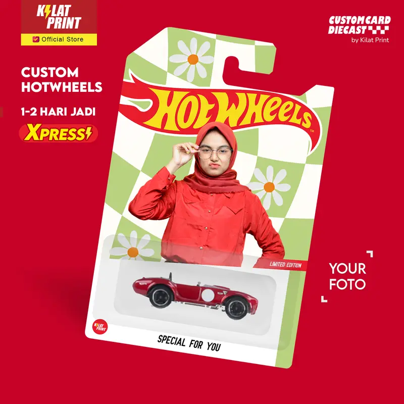 Hot Wheels Custom Foto Mobil Hotwheels Card Chamomile Edition 0
