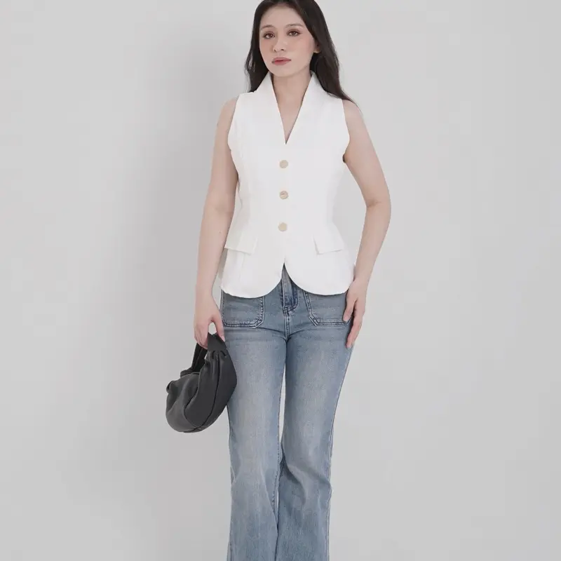 Dear Mirae - Florence Top | Blouse Wanita / Korean Style / Elegant Premium / Office Look