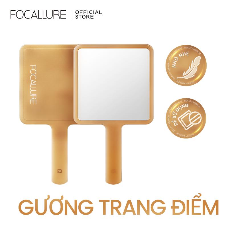 FOCALLURE # AmberGold Beauty Mirror Gương mỹ phẩm dễ thương Gương trang điểm cầm tay
