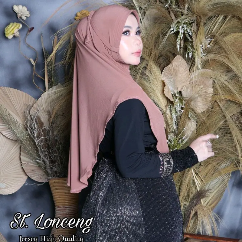 JILBAB DOI SIRIA TALI STANDART Bergo Instan 3