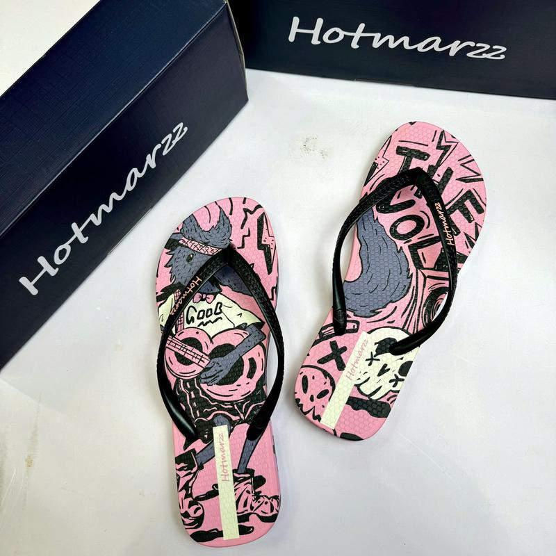 Dép HOTMARZZ VN [ CHÍNH HÃNG ] đầy đủ giấy tờ  Sói Guitar Hồng HM7080 chính hãng hè 2024 Nam Cao Su