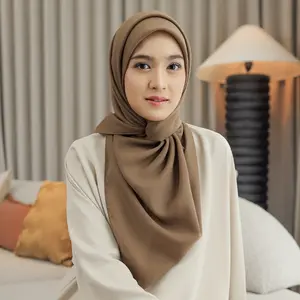 Lozy Hijab - Theya Voal Square (Hijab Segiempat Bahan Voal) Segi Empat Muslim Kerudung Instan