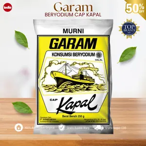 Garam Dapur Halus 250 Gram Cap Kapal Original