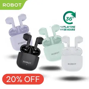 Robot TWS Airbuds T60 Semi In Earphone harga ambyarrr