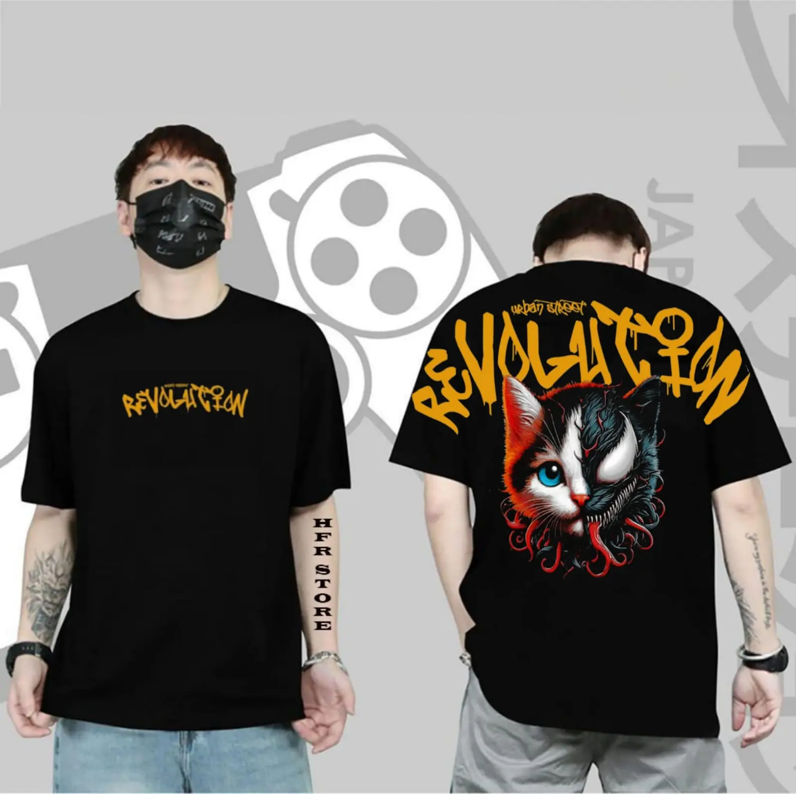 TERBARU KAOS T-SHIRT DISTRO PRIA DEWASA TERLARIS LENGAN PENDEK MOTIF BERGAMBAR COUPLE OVERSIZE VIRAL