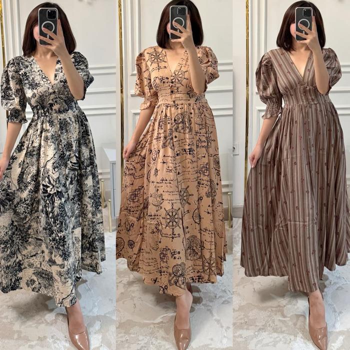 purple flowy dresses Long Flowy Floral 'Cara' Maxi Dress in Purple Small / Purple Multi - Dresses - Women's Clothing & Accessories
