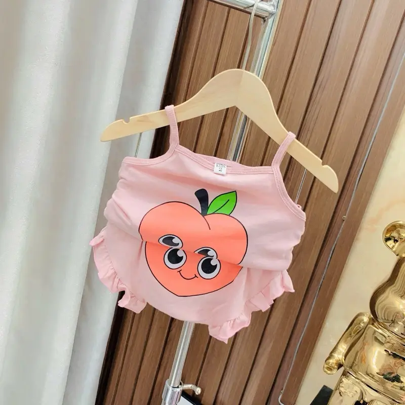 Bộ hoa quả ao va quan chất cotton thấm hút nồ hôi cho bé.size cho bé tu 6-18kg mặc vừa 7