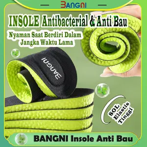 BANGNI Insole Sepatu Antibakteri atau Anti Bau Untuk Pria dan Wanita/Alas Kaki Orthopedic Breathable/Insole Empuk SOL-002 insole  sepatu