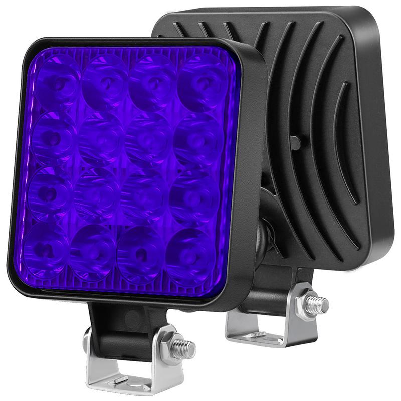 Product Introduction of 12V Waterproof Led Work Light Bar Square Spotlight 48W Work Light Headlight For Truck Off Road Night Driving Light For SUV 29